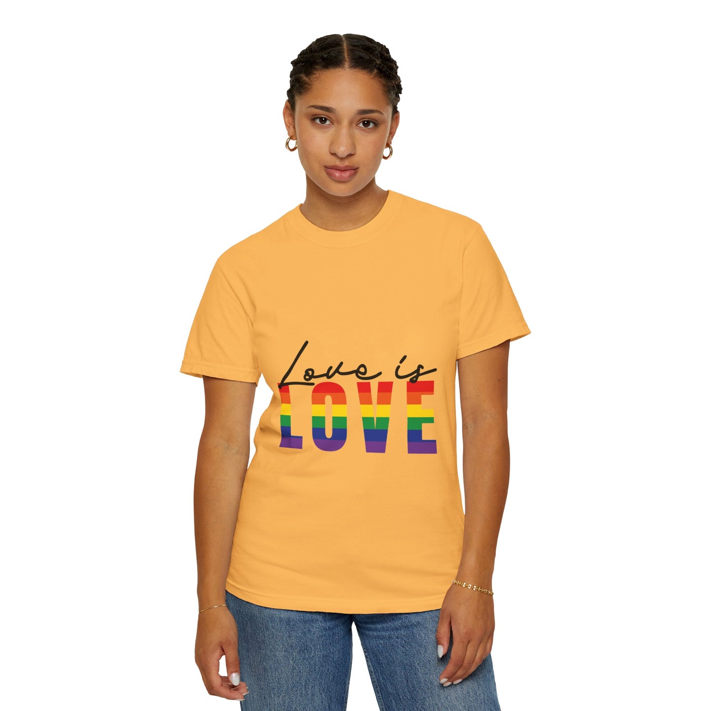 Love is Love, Unisex Garment-Dyed T-shirt