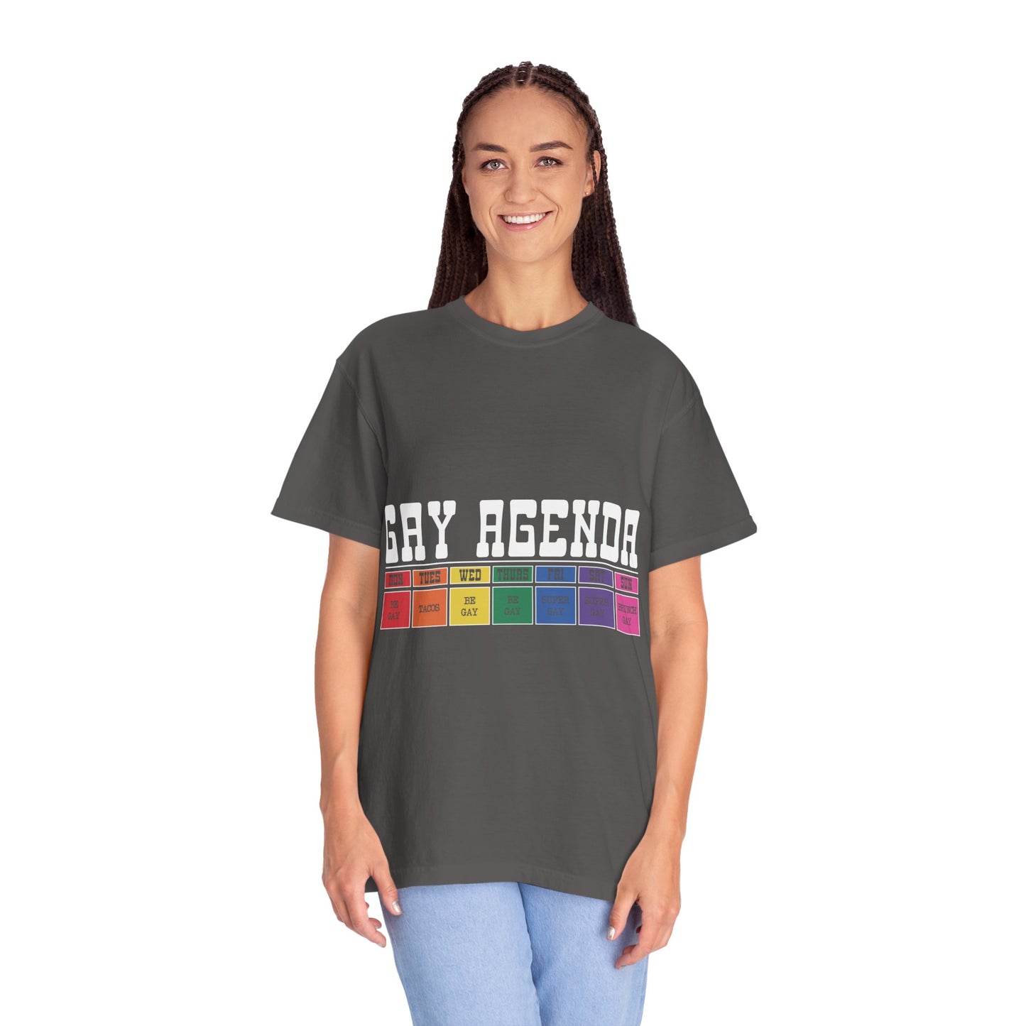 Gay Agenda Unisex Garment-Dyed T-shirt