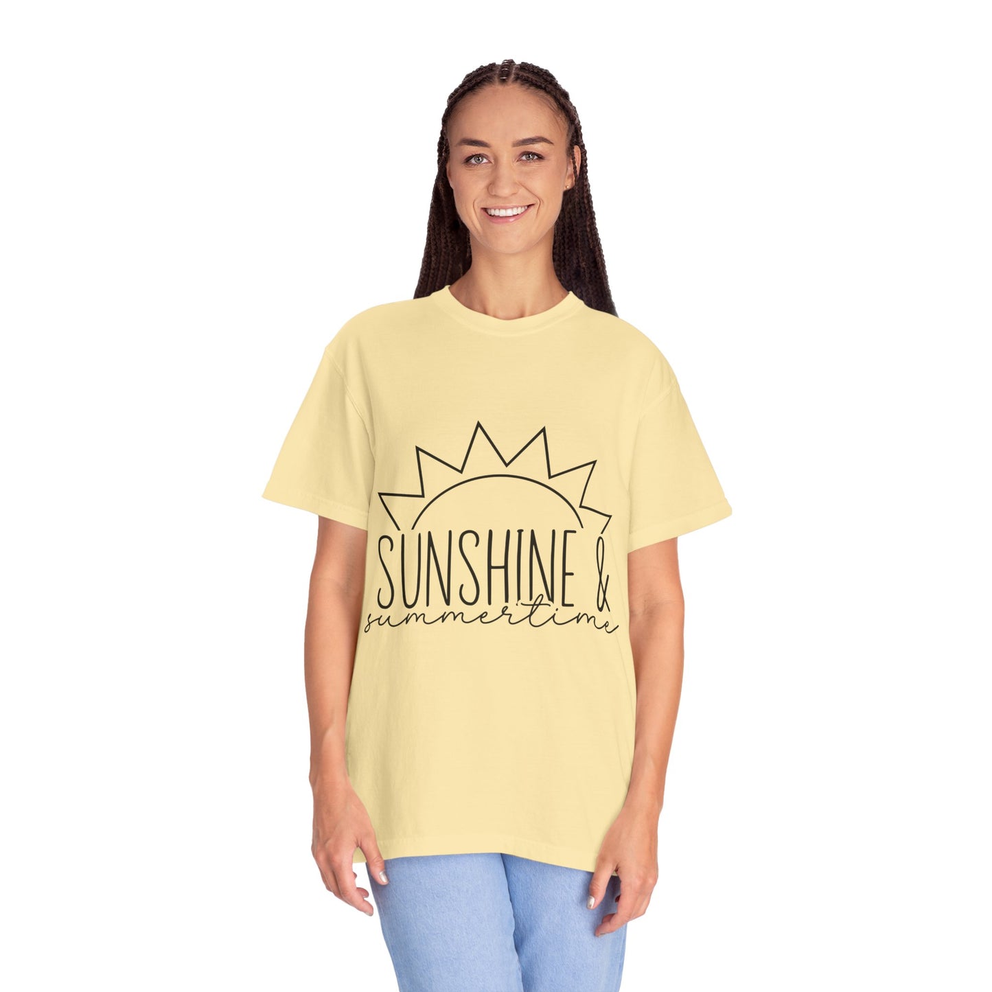 Sunshine & Summertime Unisex Garment-Dyed T-shirt