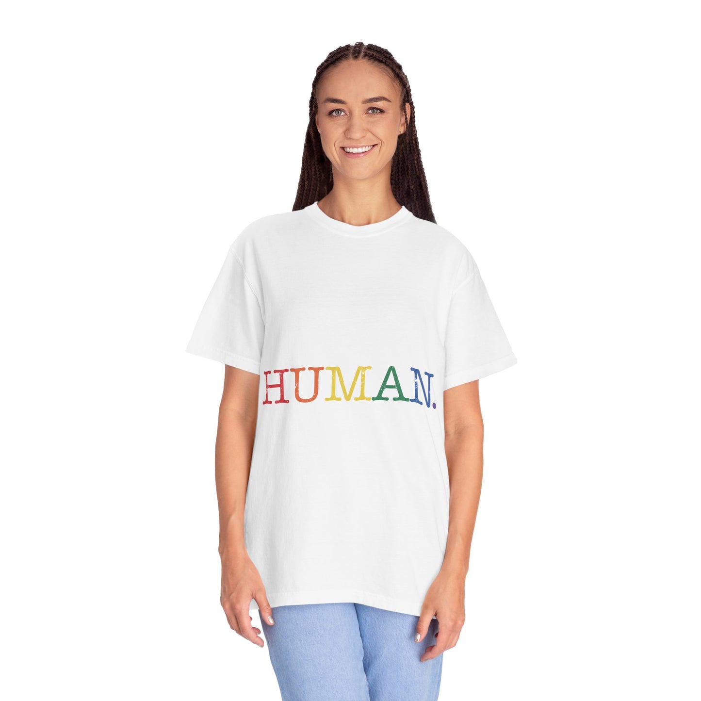 Human Unisex Garment-Dyed T-shirt