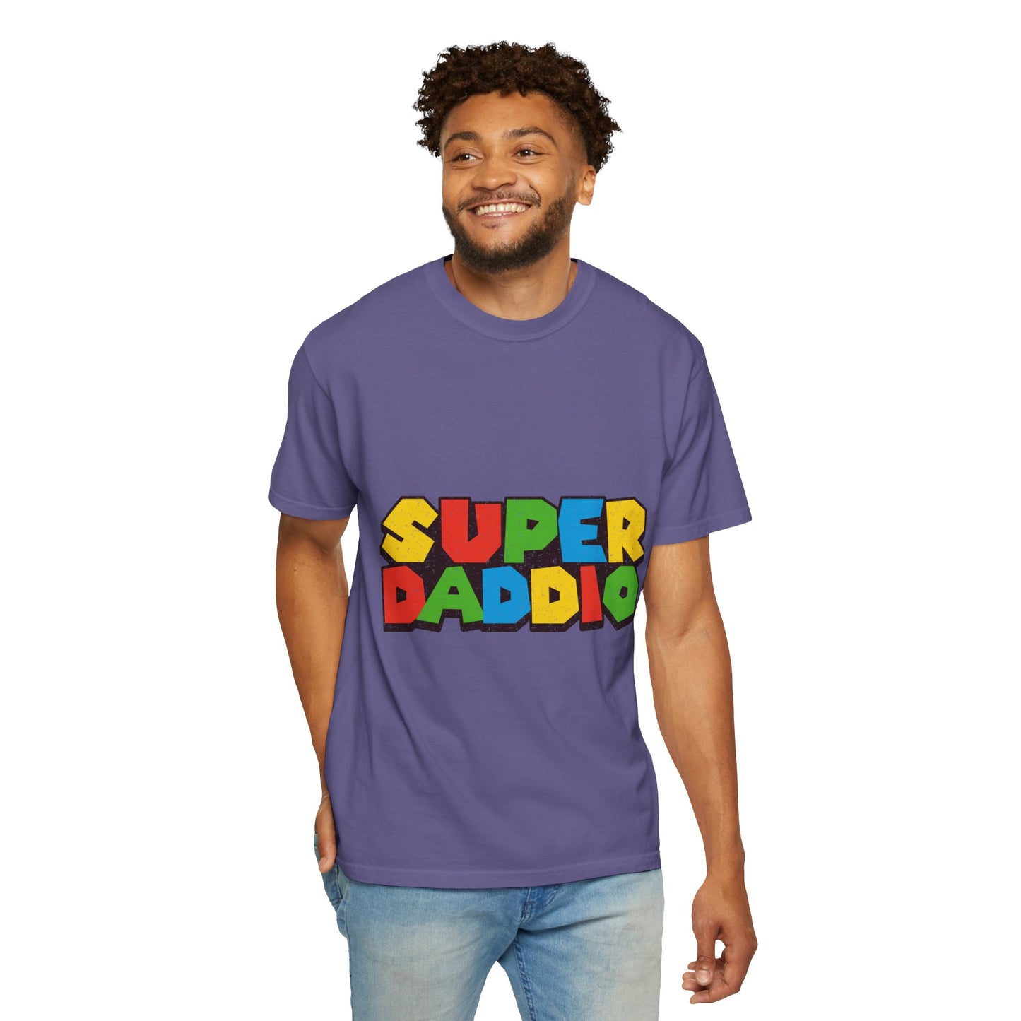 Super Daddio,  Men's Garment-Dyed T-shirt