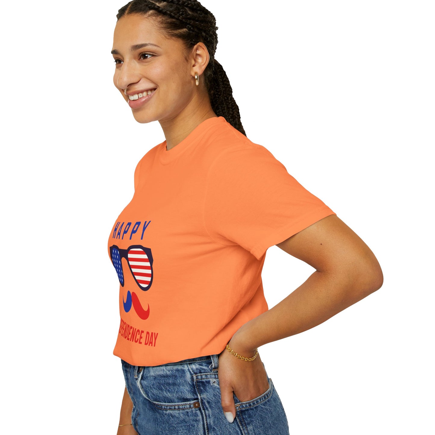 Happy Independence Day  Unisex Garment-Dyed T-shirt