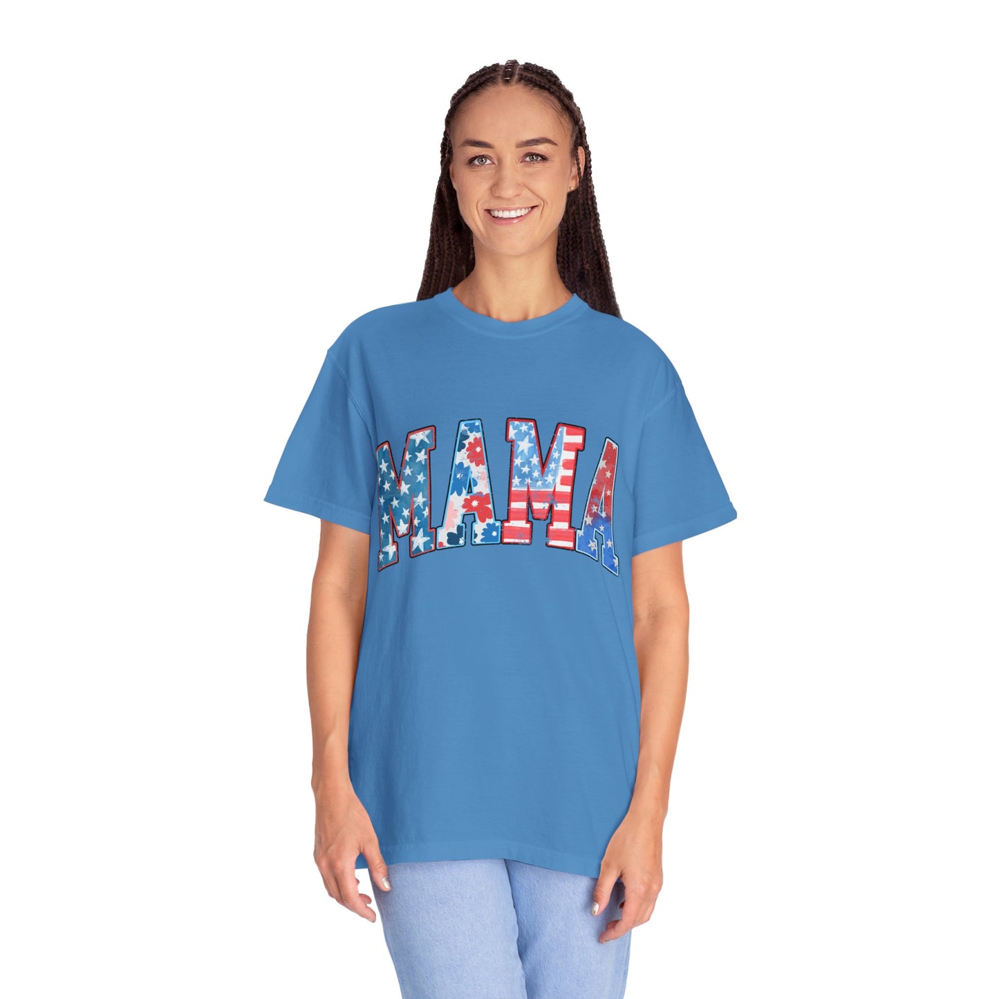 Mama America  Garment-Dyed T-shirt