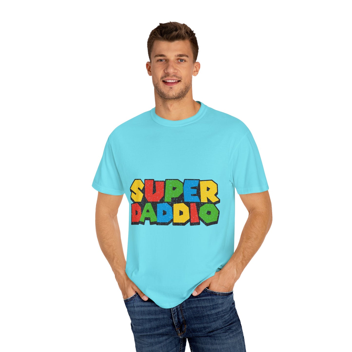 Super Daddio,  Men's Garment-Dyed T-shirt