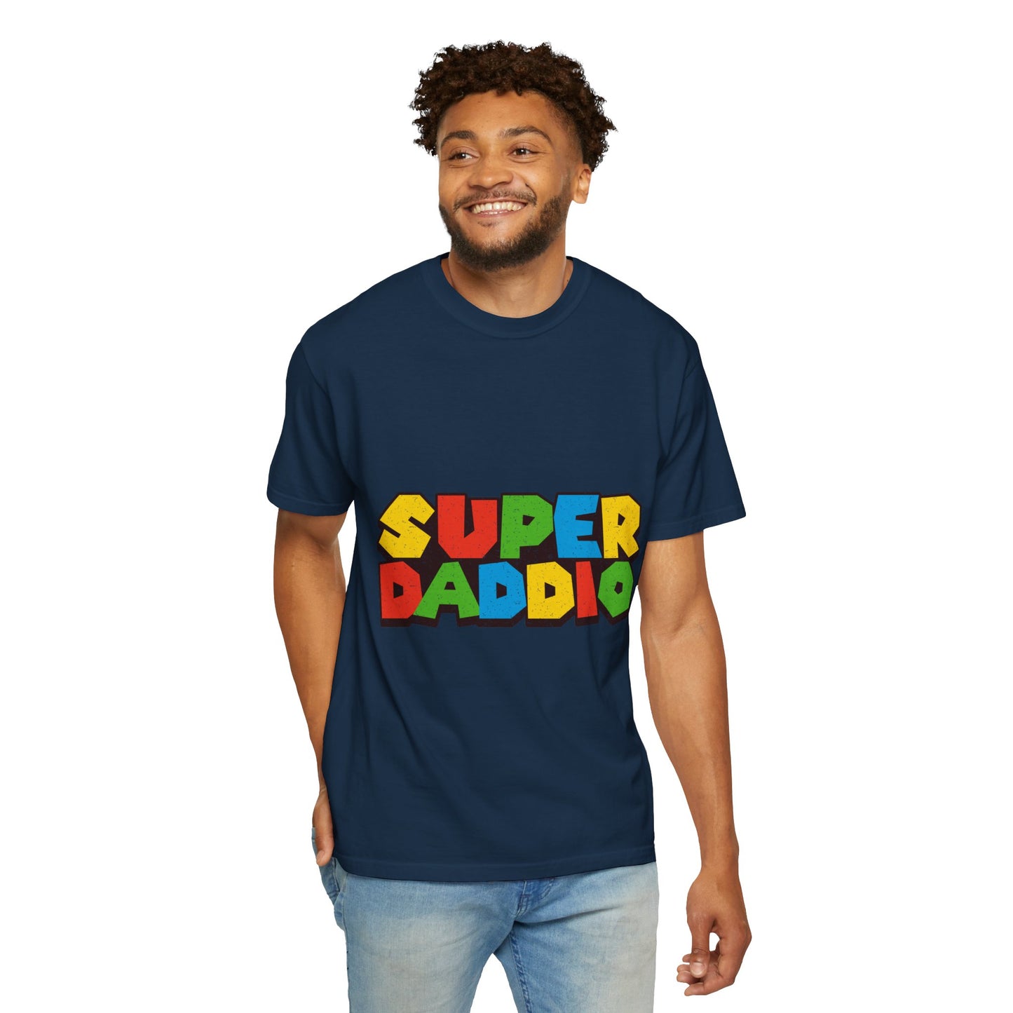 Super Daddio,  Men's Garment-Dyed T-shirt