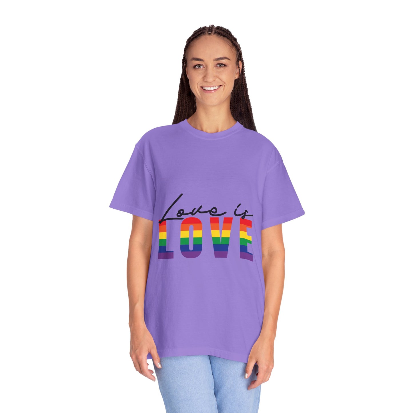 Love is Love, Unisex Garment-Dyed T-shirt