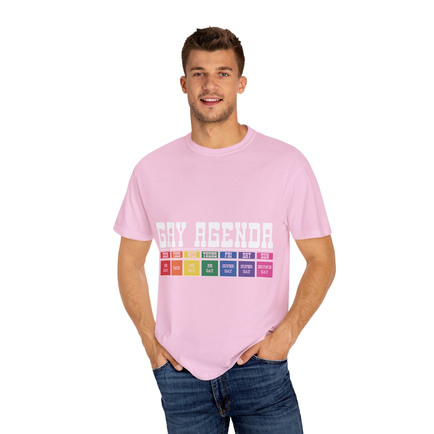 Gay Agenda Unisex Garment-Dyed T-shirt