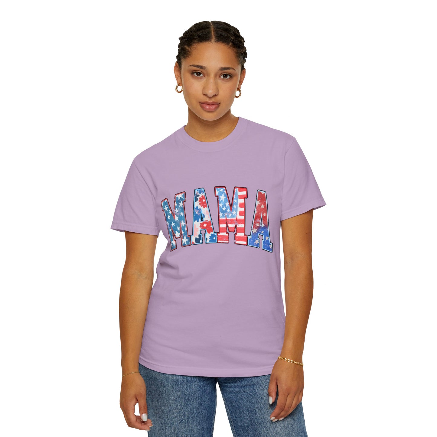 Mama America  Garment-Dyed T-shirt