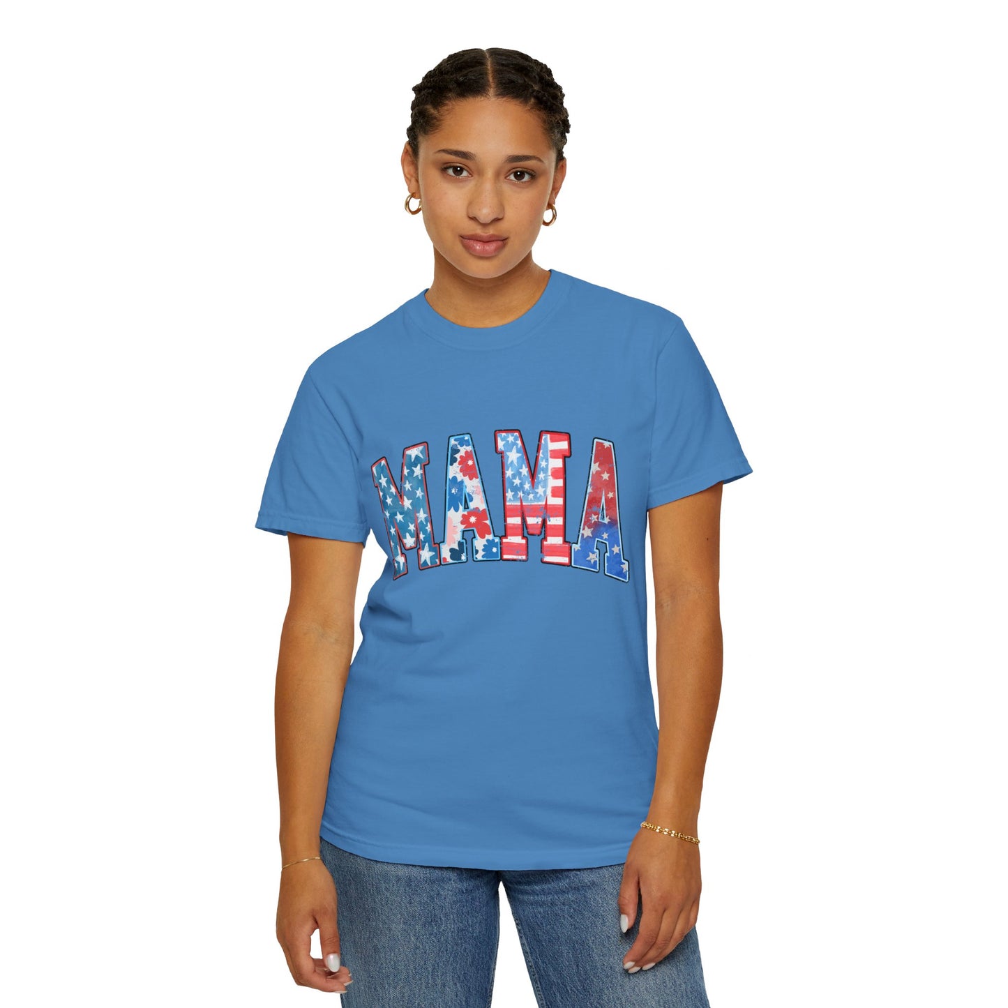 Mama America  Garment-Dyed T-shirt