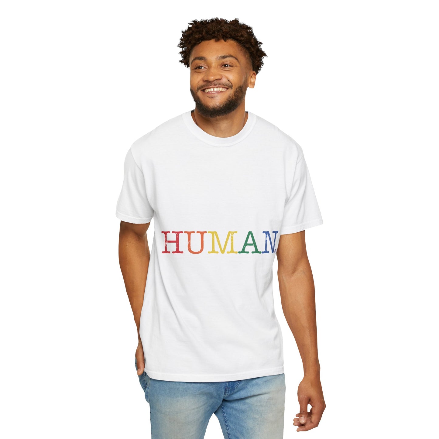 Human Unisex Garment-Dyed T-shirt