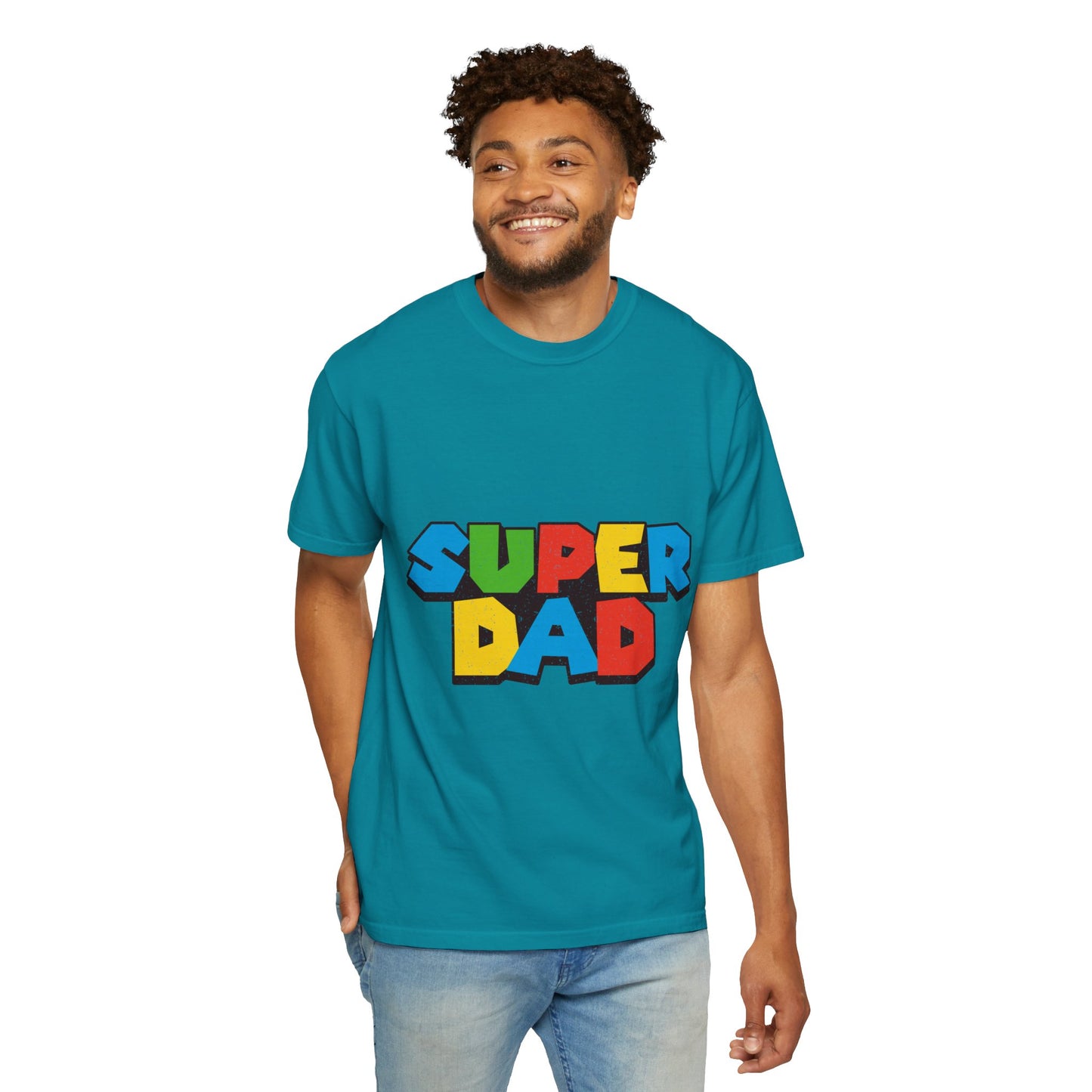 Super Dad Men's Garment-Dyed T-shirt