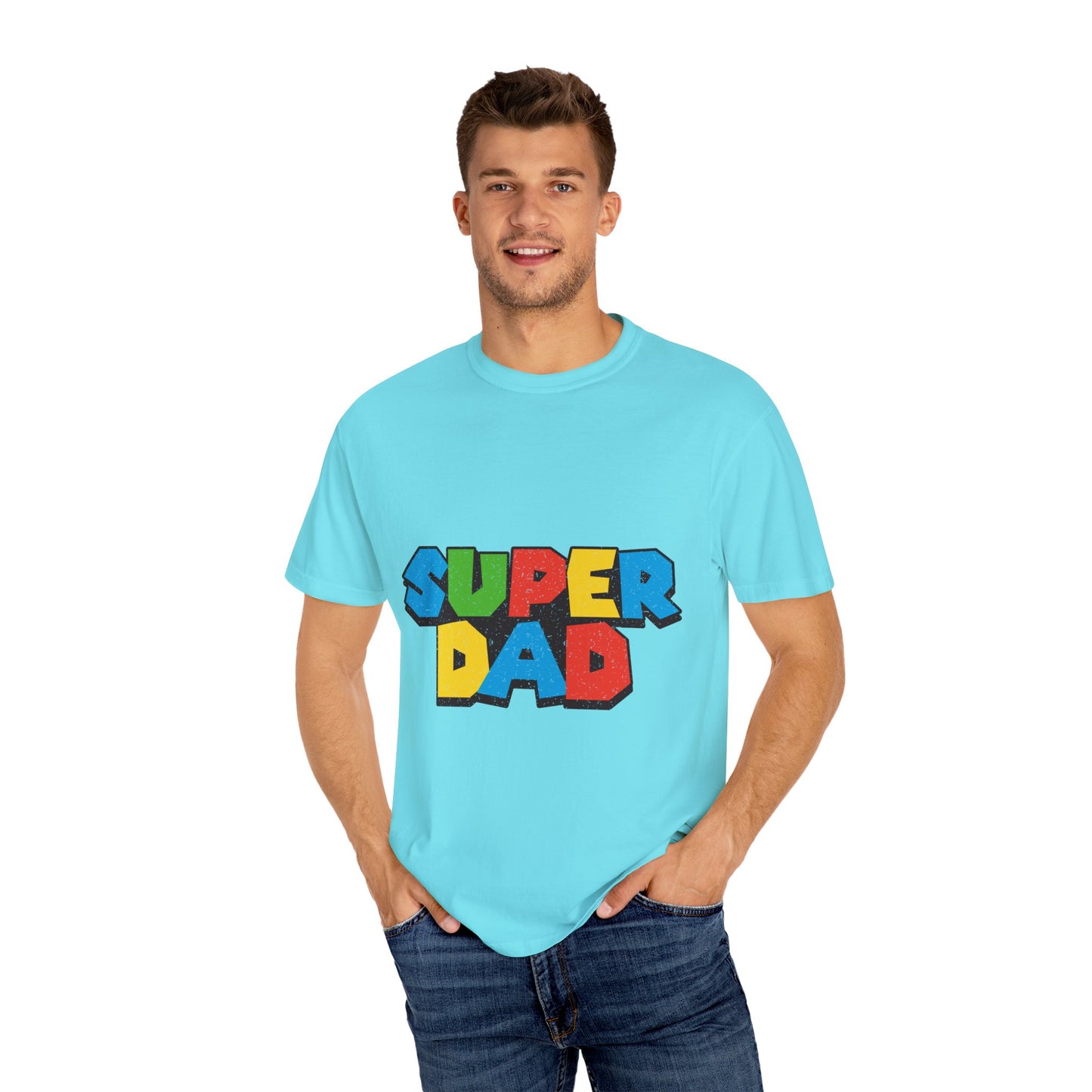 Super Dad Men's Garment-Dyed T-shirt