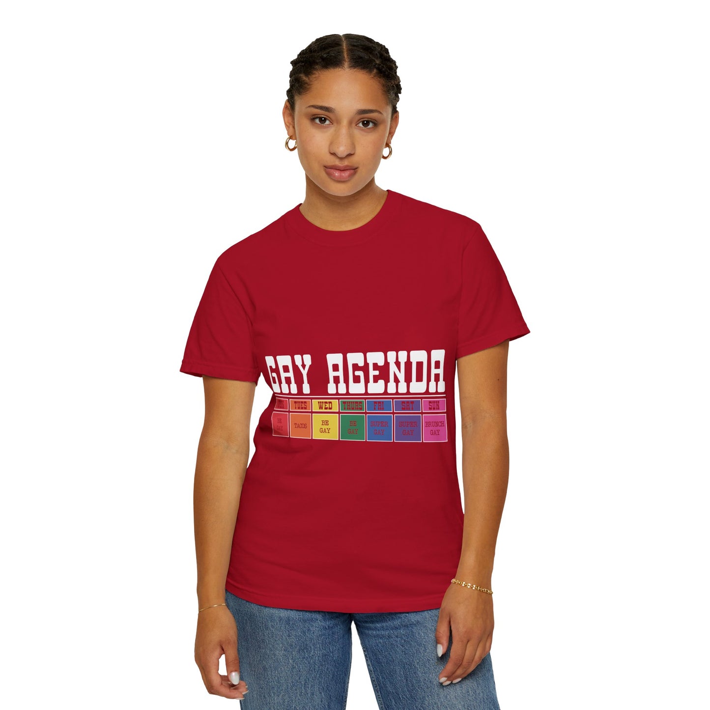 Gay Agenda Unisex Garment-Dyed T-shirt