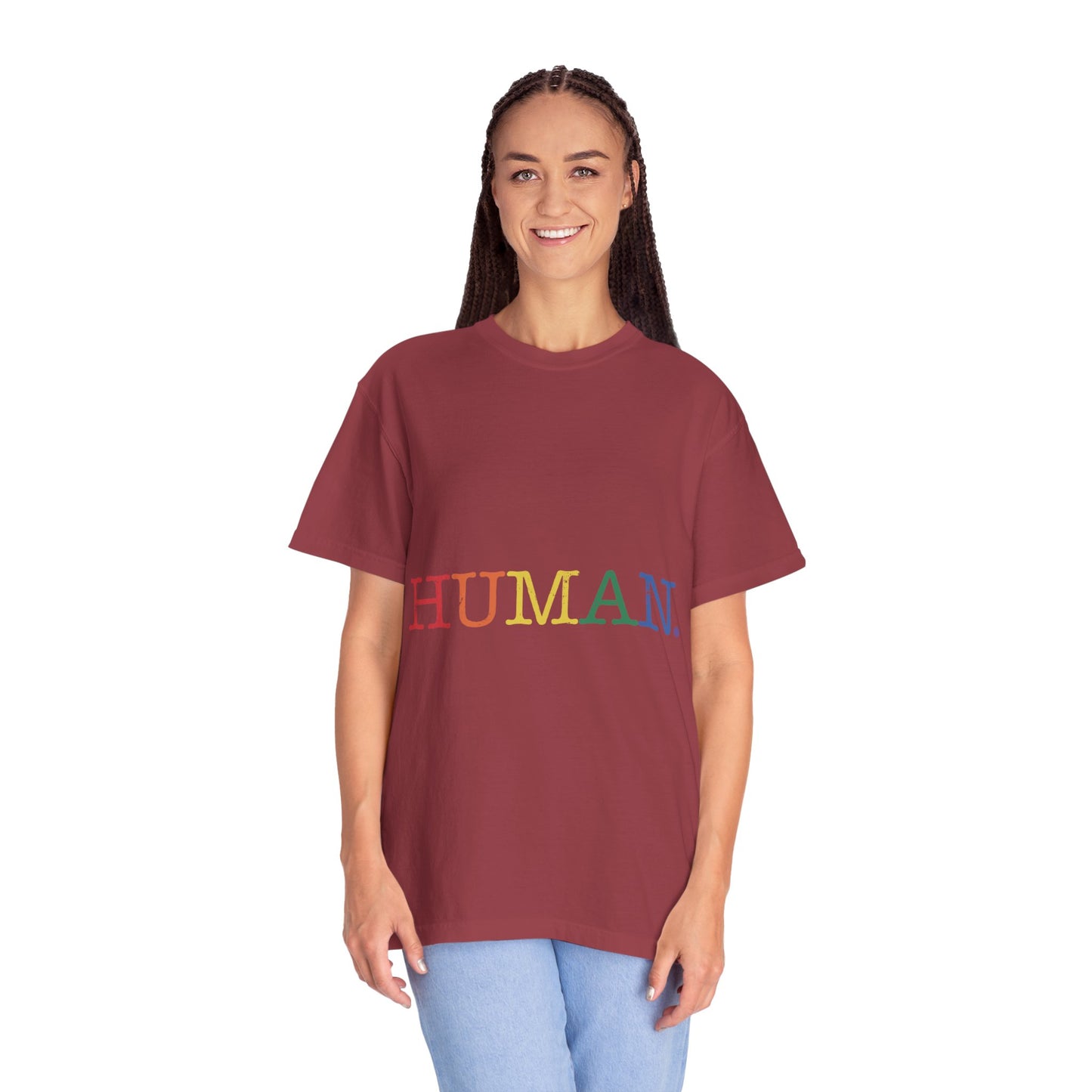 Human Unisex Garment-Dyed T-shirt