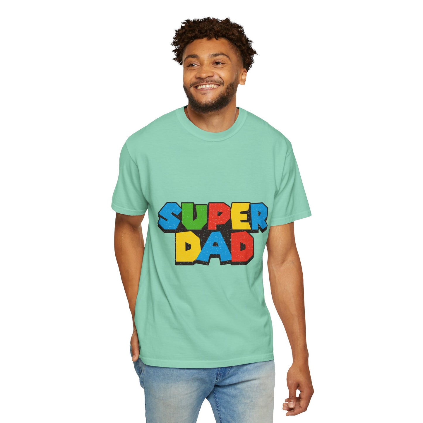 Super Dad Men's Garment-Dyed T-shirt