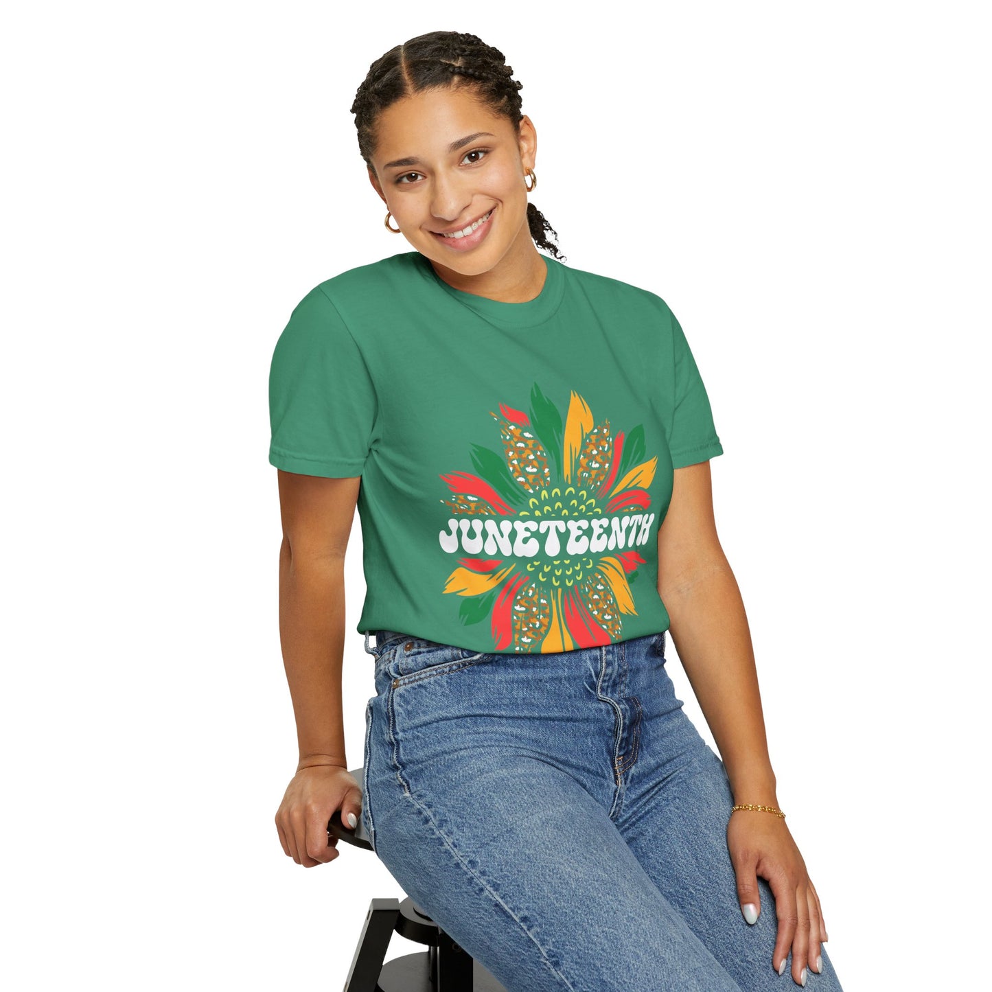 Juneteenth, Unisex Garment-Dyed T-shirt