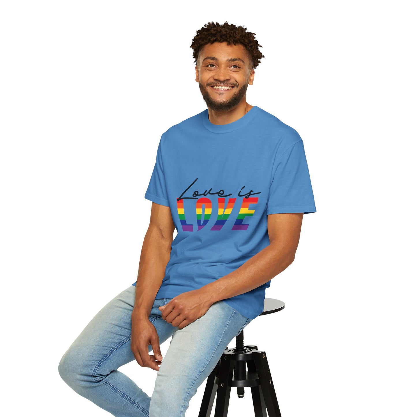 Love is Love, Unisex Garment-Dyed T-shirt