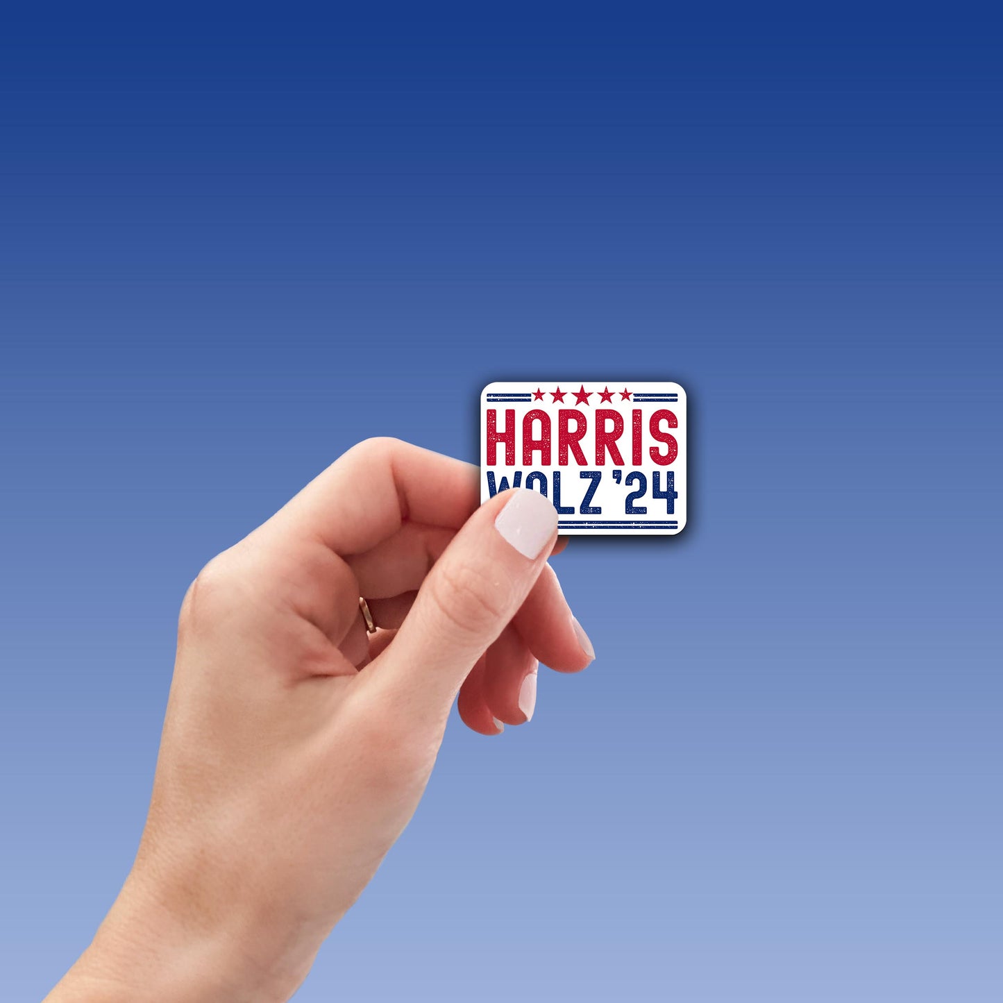 Harris Walz 2024 Vinyl Sticker - Durable and Weatherproof