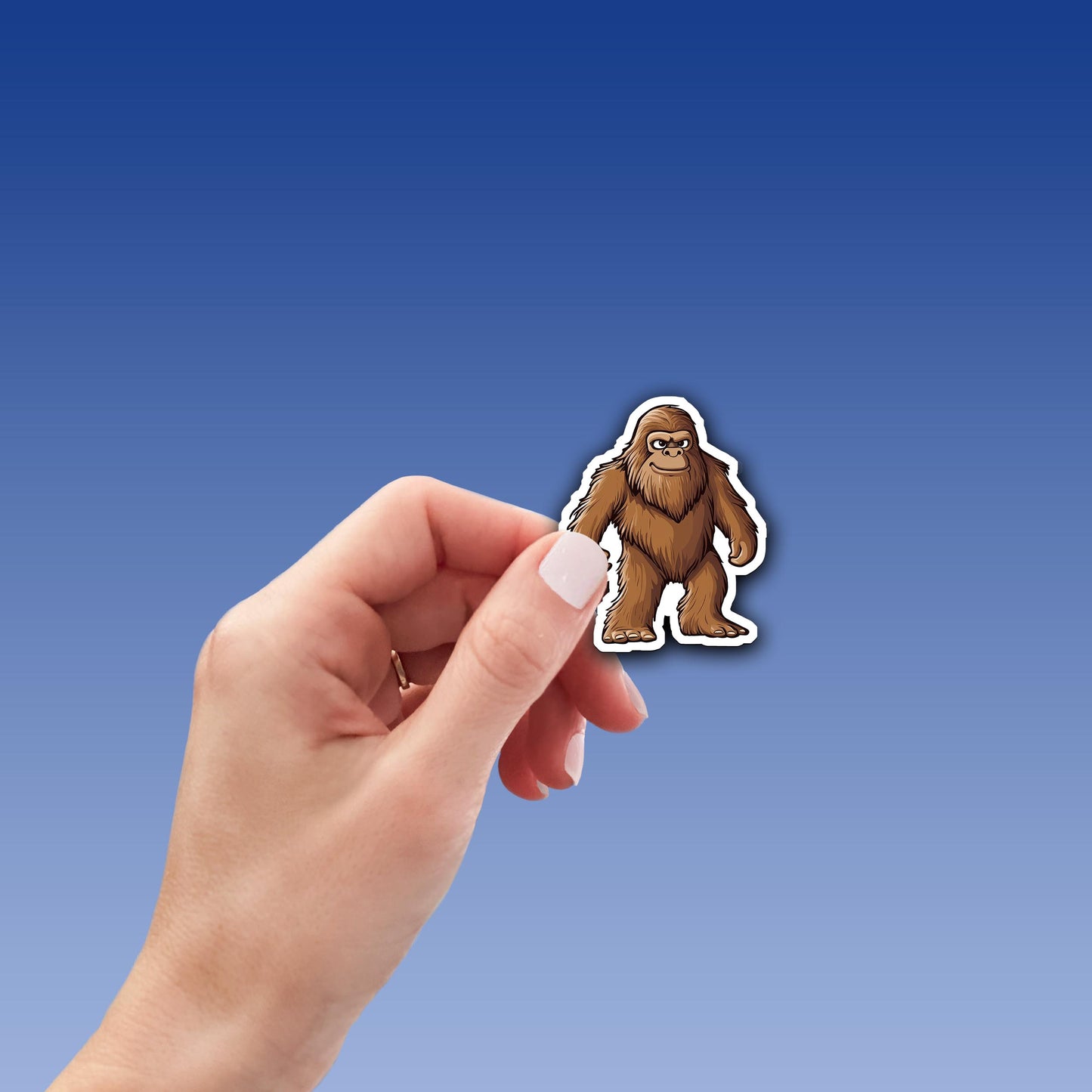 Adorable Bigfoot Vinyl Sticker - Add a Touch of Cryptid Charm!