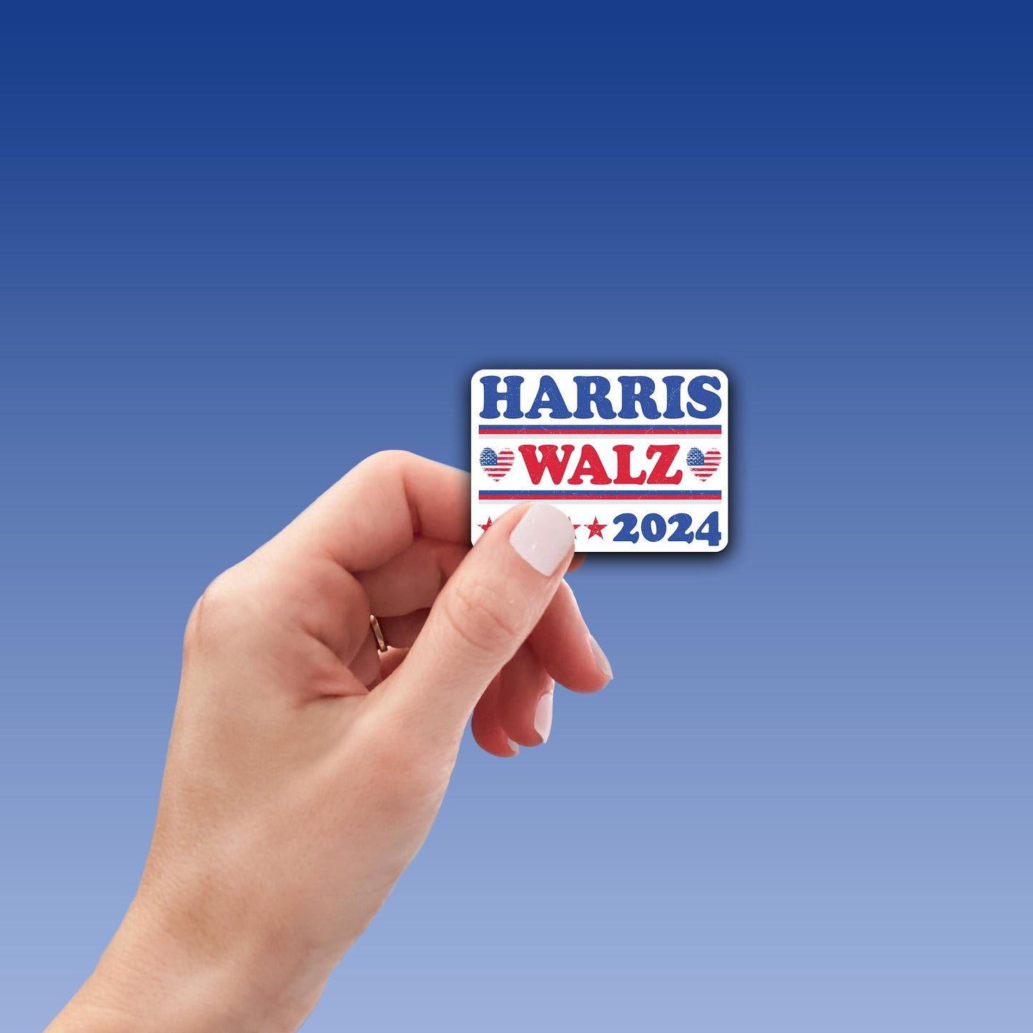 Harris Walz 2024 Vinyl Sticker