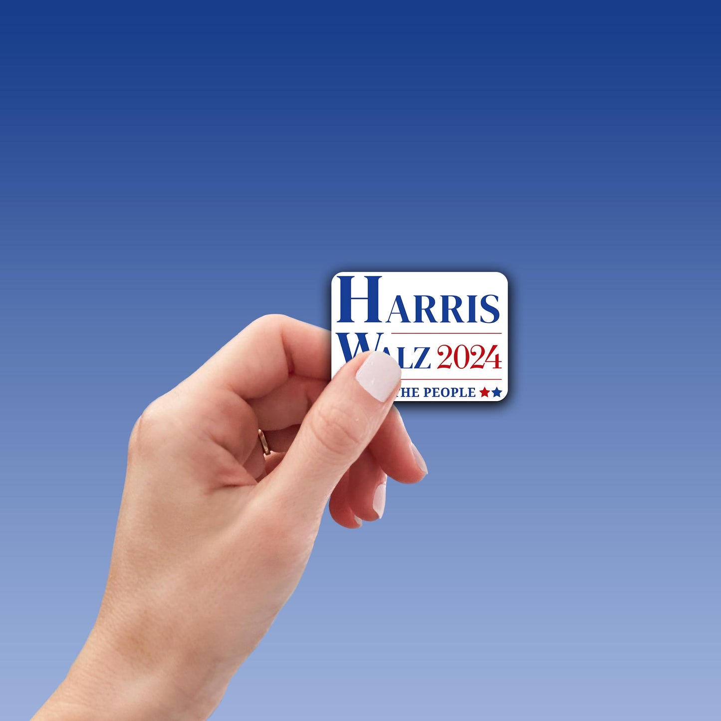 Harris Walz 2024 Vinyl Sticker - Durable and Weatherproof