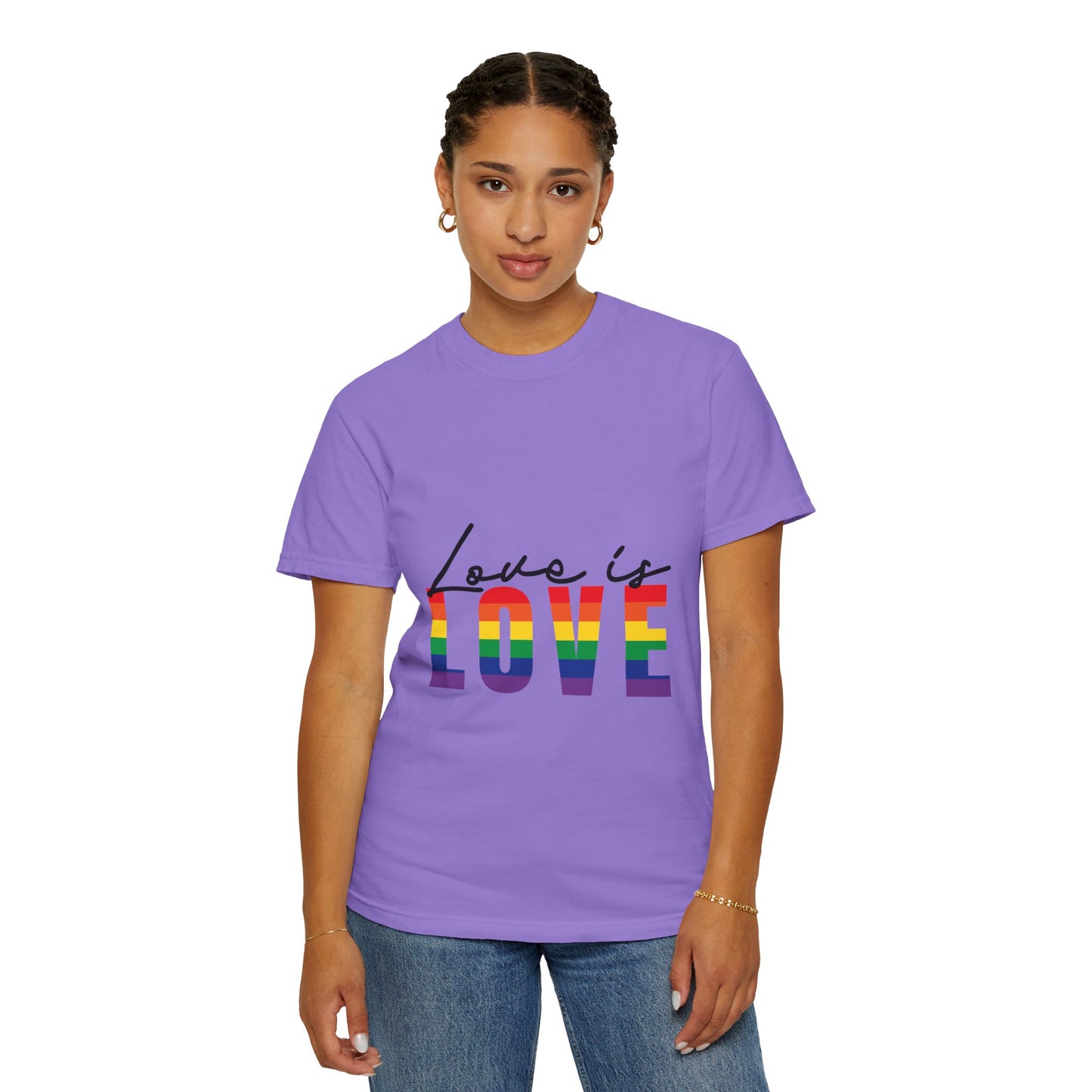 Love is Love, Unisex Garment-Dyed T-shirt