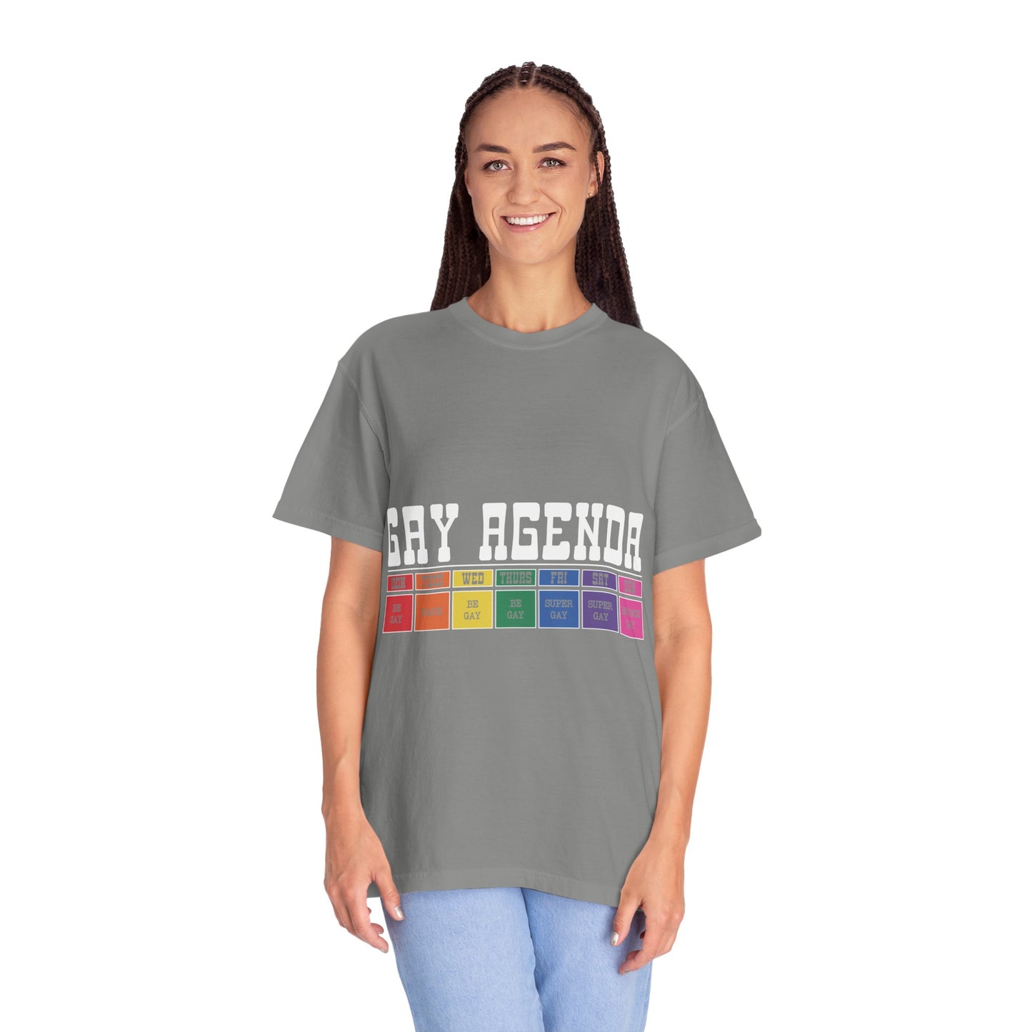 Gay Agenda Unisex Garment-Dyed T-shirt