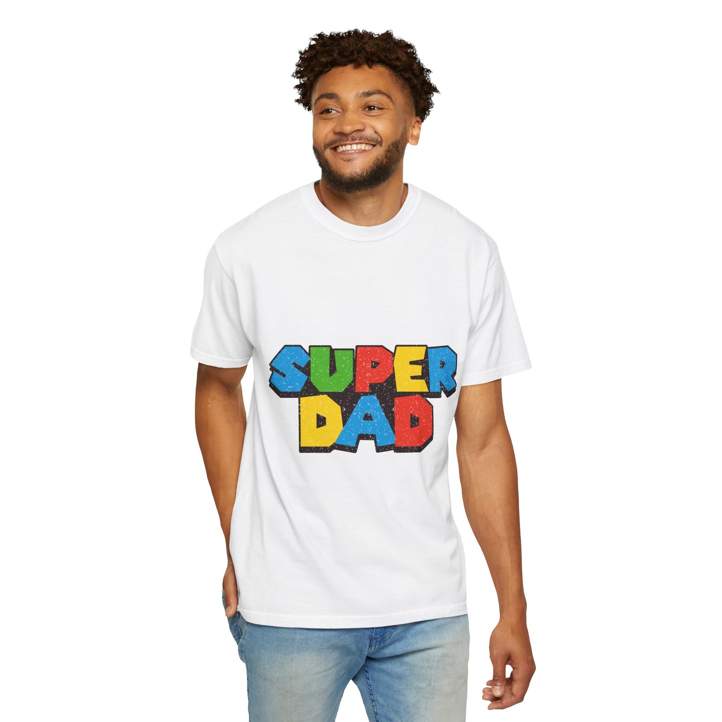 Super Dad Men's Garment-Dyed T-shirt