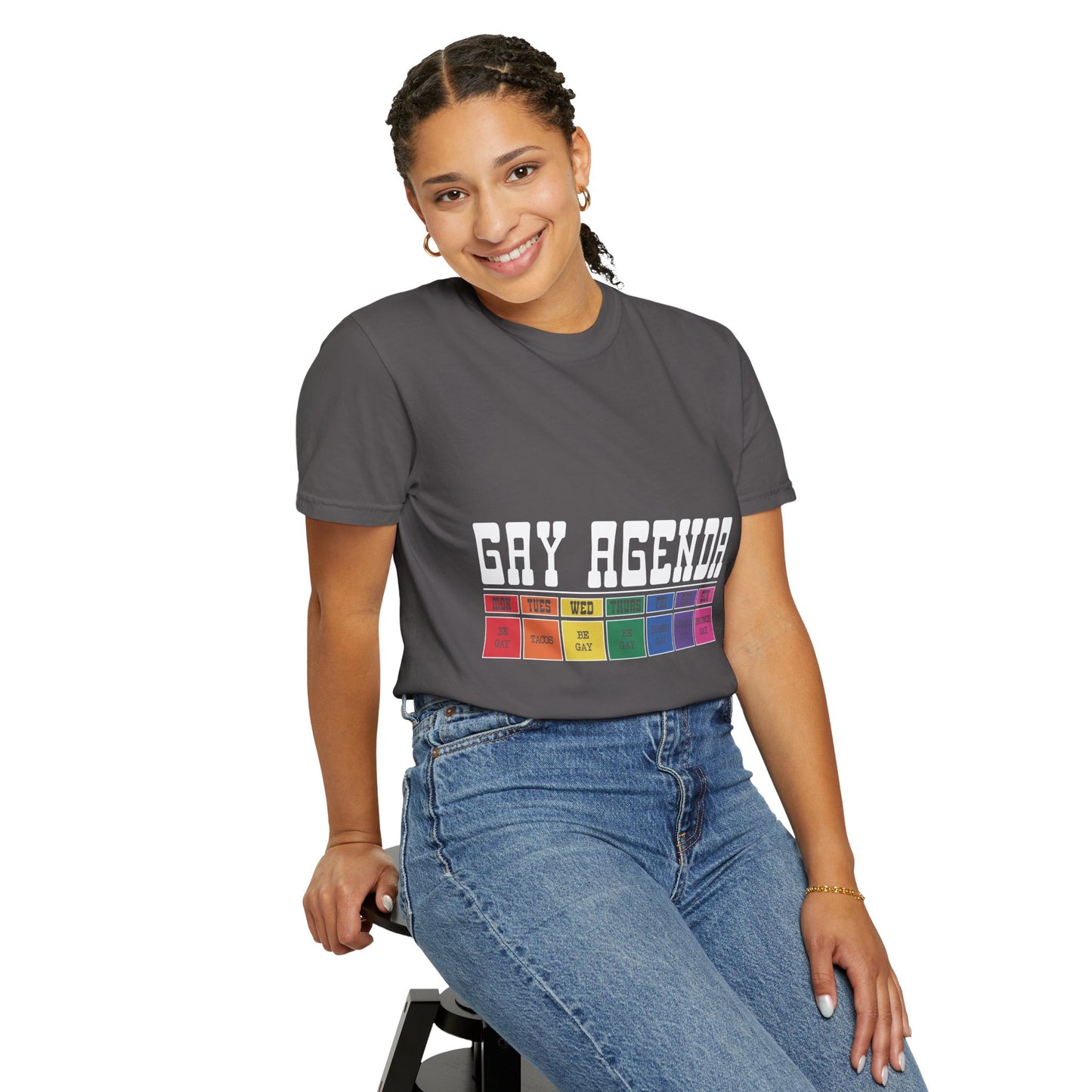 Gay Agenda Unisex Garment-Dyed T-shirt