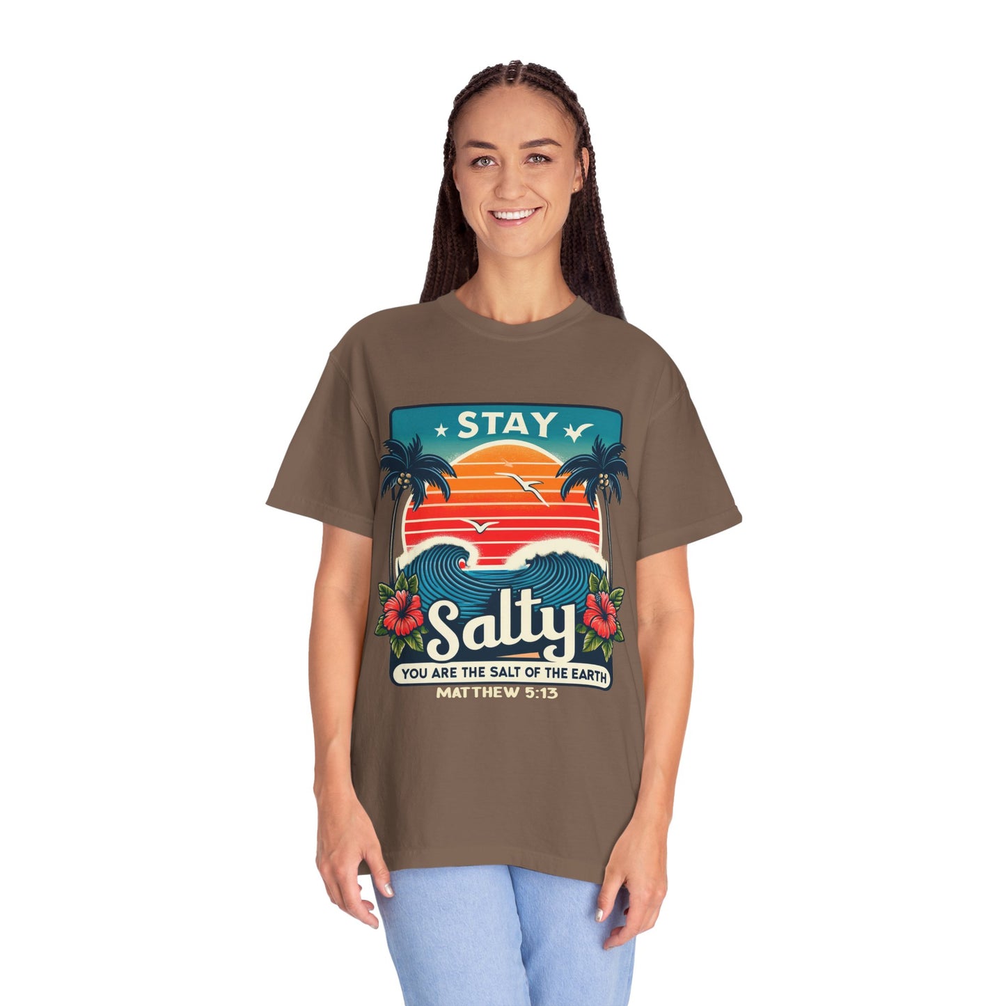 Stay Salty Unisex Garment-Dyed T-shirt