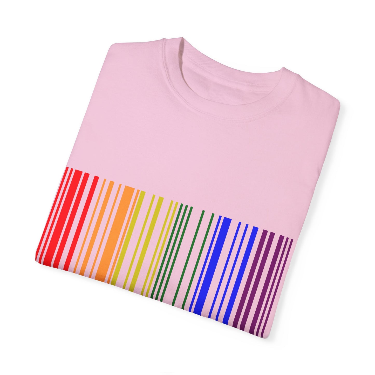 Pride Barcode Unisex Garment-Dyed T-shirt