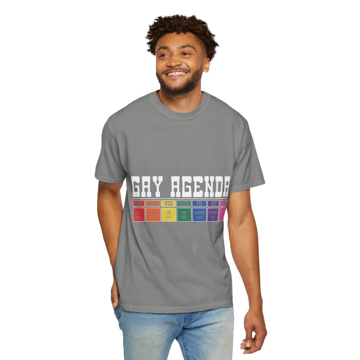 Gay Agenda Unisex Garment-Dyed T-shirt