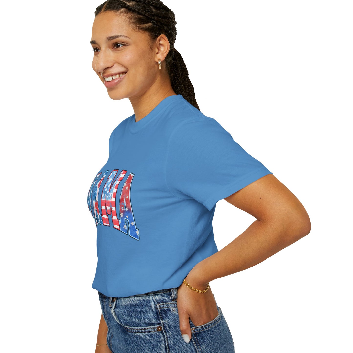 Mama America  Garment-Dyed T-shirt