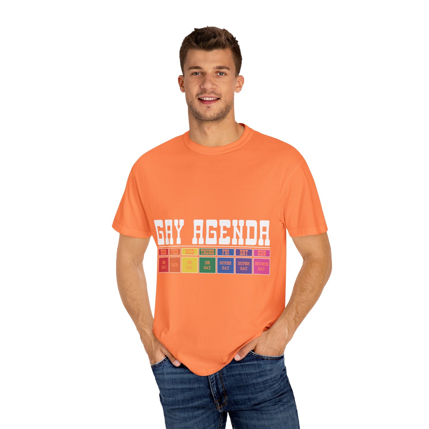 Gay Agenda Unisex Garment-Dyed T-shirt