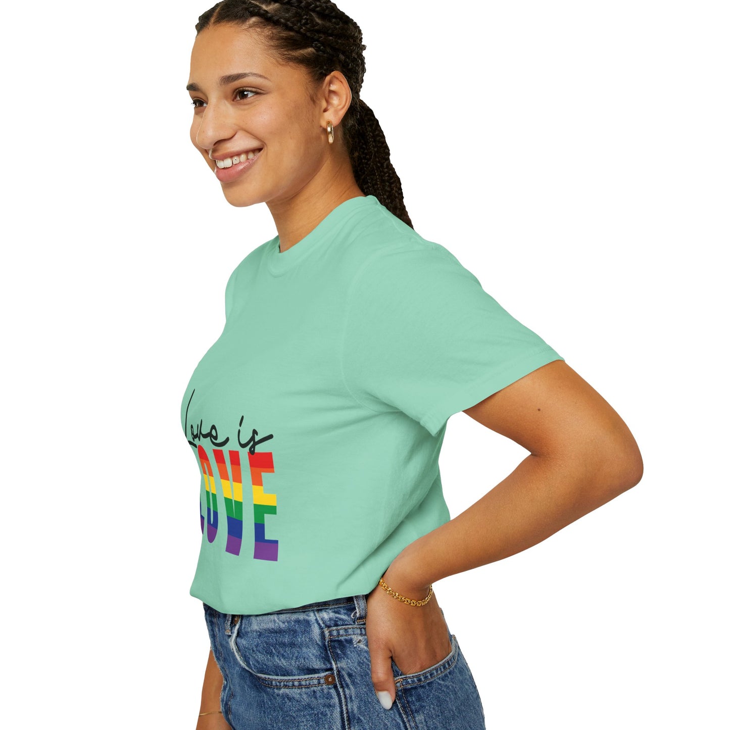 Love is Love, Unisex Garment-Dyed T-shirt