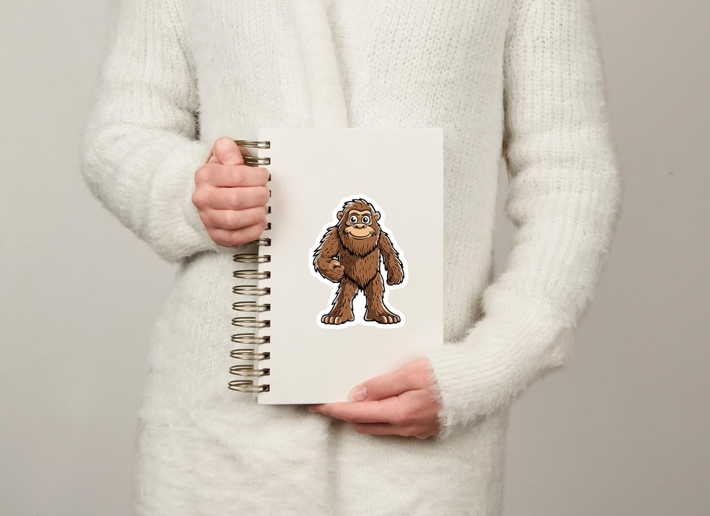 Adorable Bigfoot Vinyl Sticker - Add a Touch of Cryptid Charm!