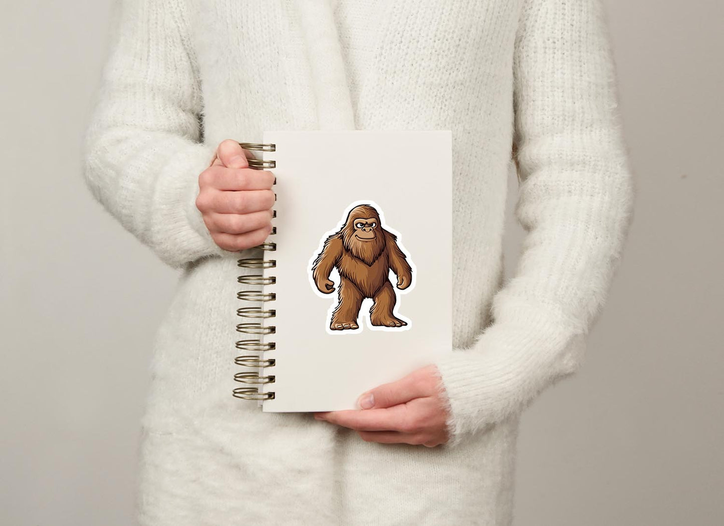 Adorable Bigfoot Vinyl Sticker - Add a Touch of Cryptid Charm!