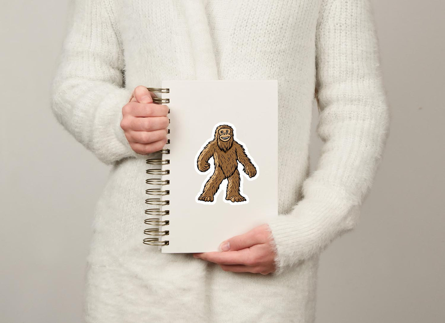 Adorable Bigfoot Vinyl Sticker - Add a Touch of Cryptid Charm!