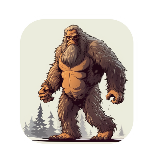 Adorable Bigfoot Vinyl Sticker - Add a Touch of Cryptid Charm!