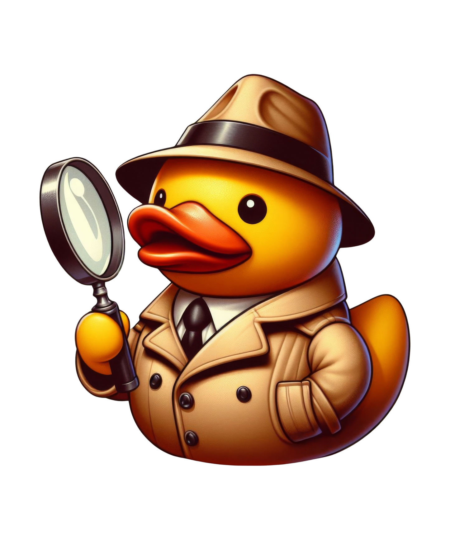 Detective Rubber Duck Vinyl Sticker