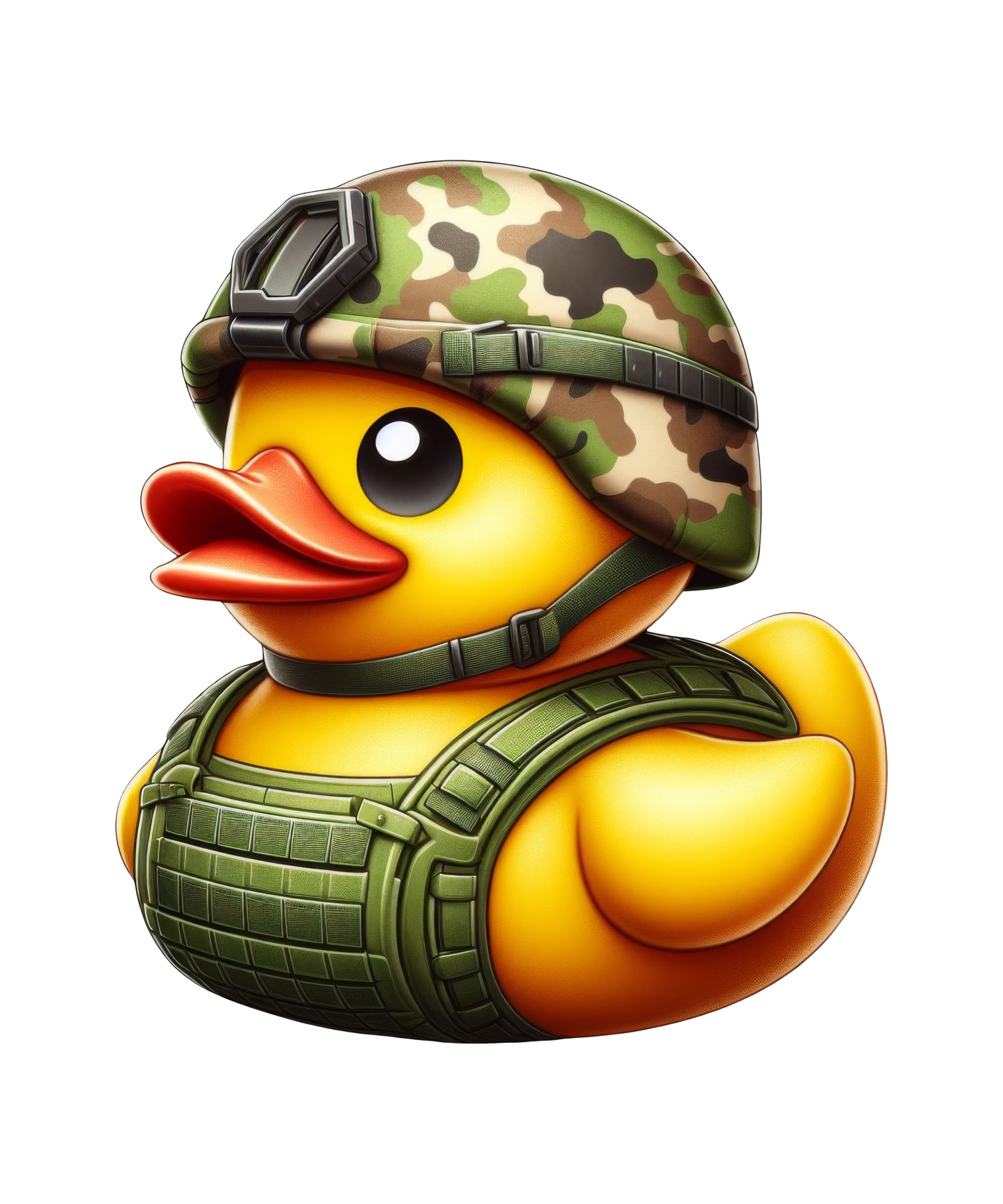 Soldier Rubber Duck Vinyl Sticker